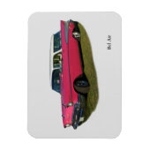 Roze Bel Air magnet Magneet (Verticaal)