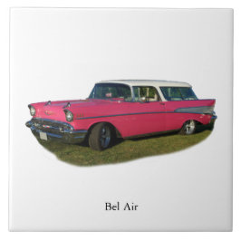 Roze Bel Air-tegel Tegeltje