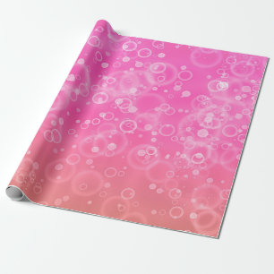 Roze Bellen Cadeaupapier