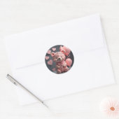 Roze Beren ballon Ronde Sticker (Envelop)