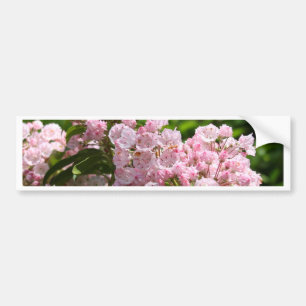roze bergLaurel Flowers Bumpersticker