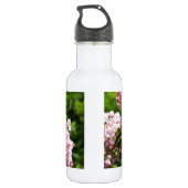  roze bergLaurel Flowers Waterfles (Achterkant)