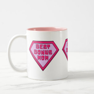 Roze Best Bonus Mam Moederdag Tweekleurige Koffiemok