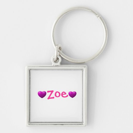 Roze beste vrienden sleutelhanger (Voorkant)