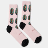 Roze Beste Vriendin Foto Sokken (Rechts)