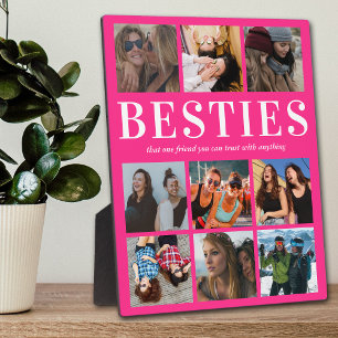 Roze Besties Gift   Beste vriend Fotoplaat