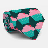 Roze bevroren koekjes met Cherry Stropdas (Opgerold)