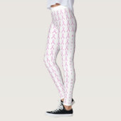 Roze bewustzijnslint leggings (Links)