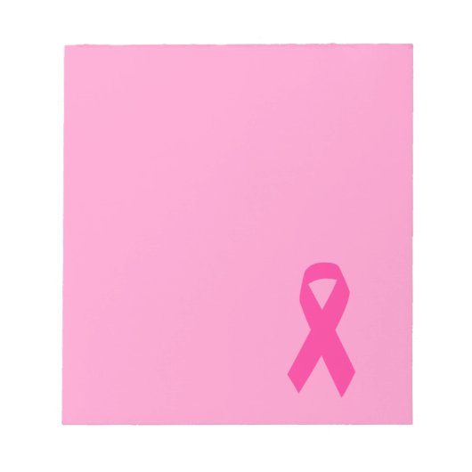 Roze bewustzijnslint notitieblok (Voorkant)
