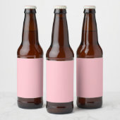 Roze Bier Etiket (Flessen)