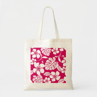 ROZE BIKINI PATROON IN AARDBEIROOD TOTE BAG
