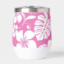 ROZE BIKINI PATROON IN FLAMINGO ROZE