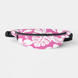 ROZE BIKINI PATROON IN FLAMINGO ROZE HEUPTASJE