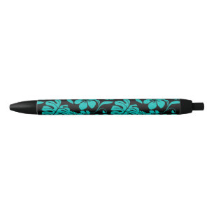 ROZE BIKINI (ZWART/TEAL) ZWARTE INKT PEN