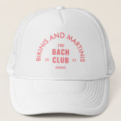 Roze Bikinibroekjes En Martinis De Bach Club Maatw Trucker Pet (Voorkant)