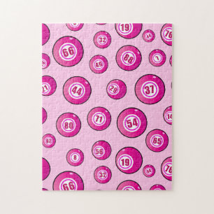 Roze Bingo Balls Fun Legpuzzel