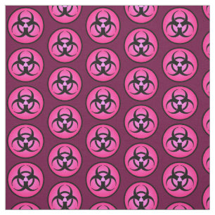 Roze biogevaarsymbool stof