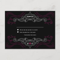 Roze & Black Rock 'n' Roll Music Thed Wedding