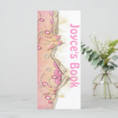 roze Bladwijzer Boek Mark (Staand voorkant)