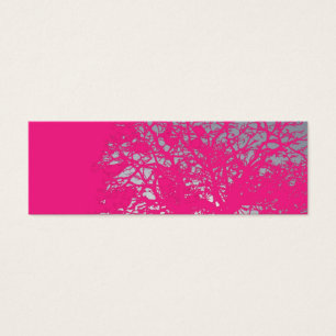 Roze Bladwijzer Mini Visitekaartjes