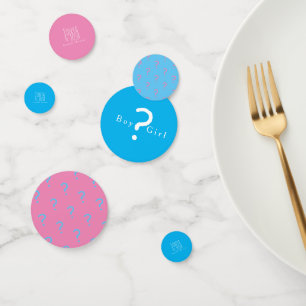 Roze Blau Jongen of Meisje Geslacht Onthulling Confetti