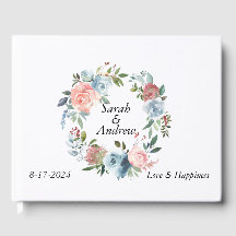 Roze Blauw Boho groen krans bruiloft