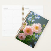Roze Blauw delicate bloemen Planner (Display)
