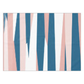 Roze blauw en wit Abstract Tafelkleed (Voorkant (Horizontaal))