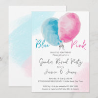 Roze blauw geslacht onthult partij blauw of roze