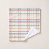 Roze Blauw Groen Geel Bad Handdoek (Wasdoekje)