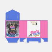 Roze & Blauw | Hip Hop Geslacht onthullen Tent Fav Bedankdoosjes (Uitgevouwen)