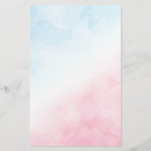 Roze/Blauw Wat in Uw Purse, Document Spel Kaart is (Achterkant)