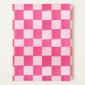 Roze Blauw Wit Bloemen Groen Weddingplanner Planner (Achterkant)