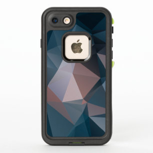 Roze blauwe Abstracte piramide Patroon