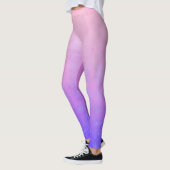 Roze blauwe bijtende ombre leggings (Links)