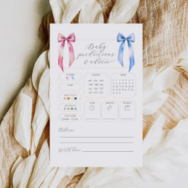 Roze Blauwe Boog Voorspellingen Advies Baby Shower