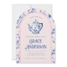 Roze & Blauwe Chinoiserie Tea Pot Tea