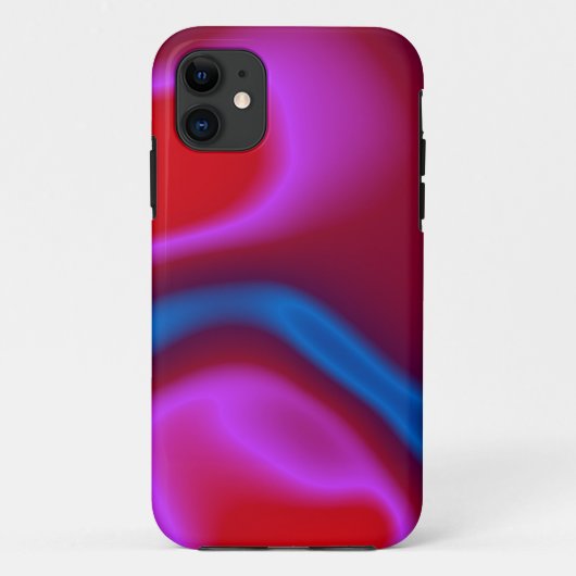 roze blauwe en rode telefoonbehuizing Case-Mate iPhone case (Achterkant)