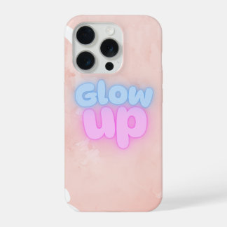 Roze Blauwe Esthetische iPhone Hoes 15 Pro Hoesje