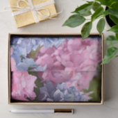 Roze blauwe hydrangea Bloem Geslacht Tissuepapier (Geschenk)