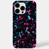 Roze blauwe mozaïekglitter Case-Mate iPhone case (Achterkant)