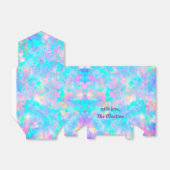 roze blauwe paarse steen bedankdoosjes (Uitgevouwen)