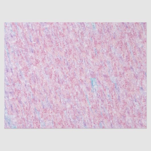 Roze blauwe pastels met grafische structuur tissuepapier (Voorkant)