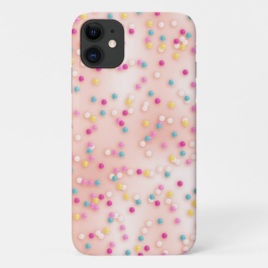 Roze blauwe sprintjes Schattig Snoep Case-Mate iPhone Case (Achterkant)