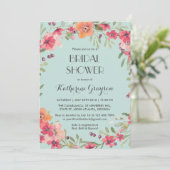 Roze blauwe  ventilatorblauw - roep kaart (Staand voorkant)