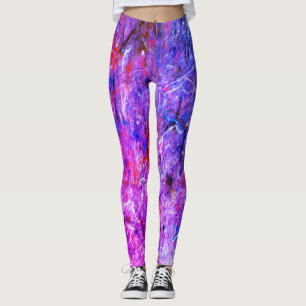 roze blauwe verf ziet er coole Leggings uit