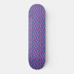 Roze Blauwe Zeemeermin Glitter Skateboard