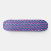 Roze blauwe zeemeermin skateboard (Horizontaal)