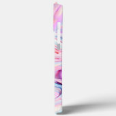 Roze Blauwe Zwirls Aangepast Hoesje-Gemate iPhone  Case-Mate iPhone Case (Achterkant / Links)