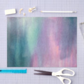 Roze Blauwgroen Abstract Tissuepapier (Craft)